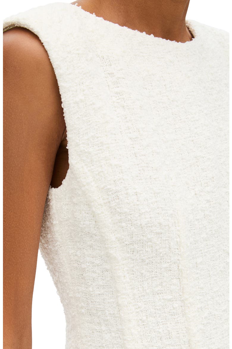 Tweed Dress, Alternate, color, Cream