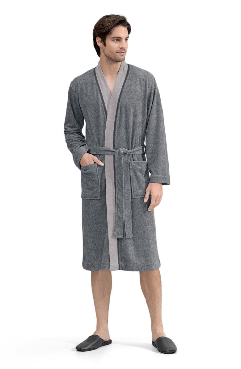 Togas Franco Men's Bathrobe, Main, color, Grey