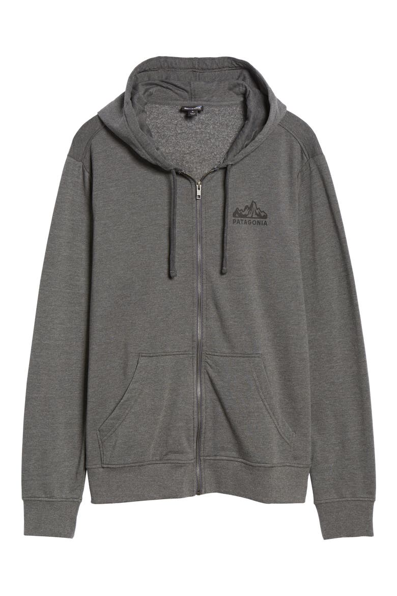 Fitz Roy Scope Zip Hoodie, Alternate, color, FORGE GREY