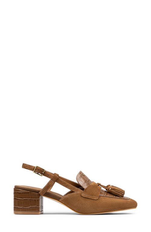 Donald Pliner Tassel Slingback Pump In Brown