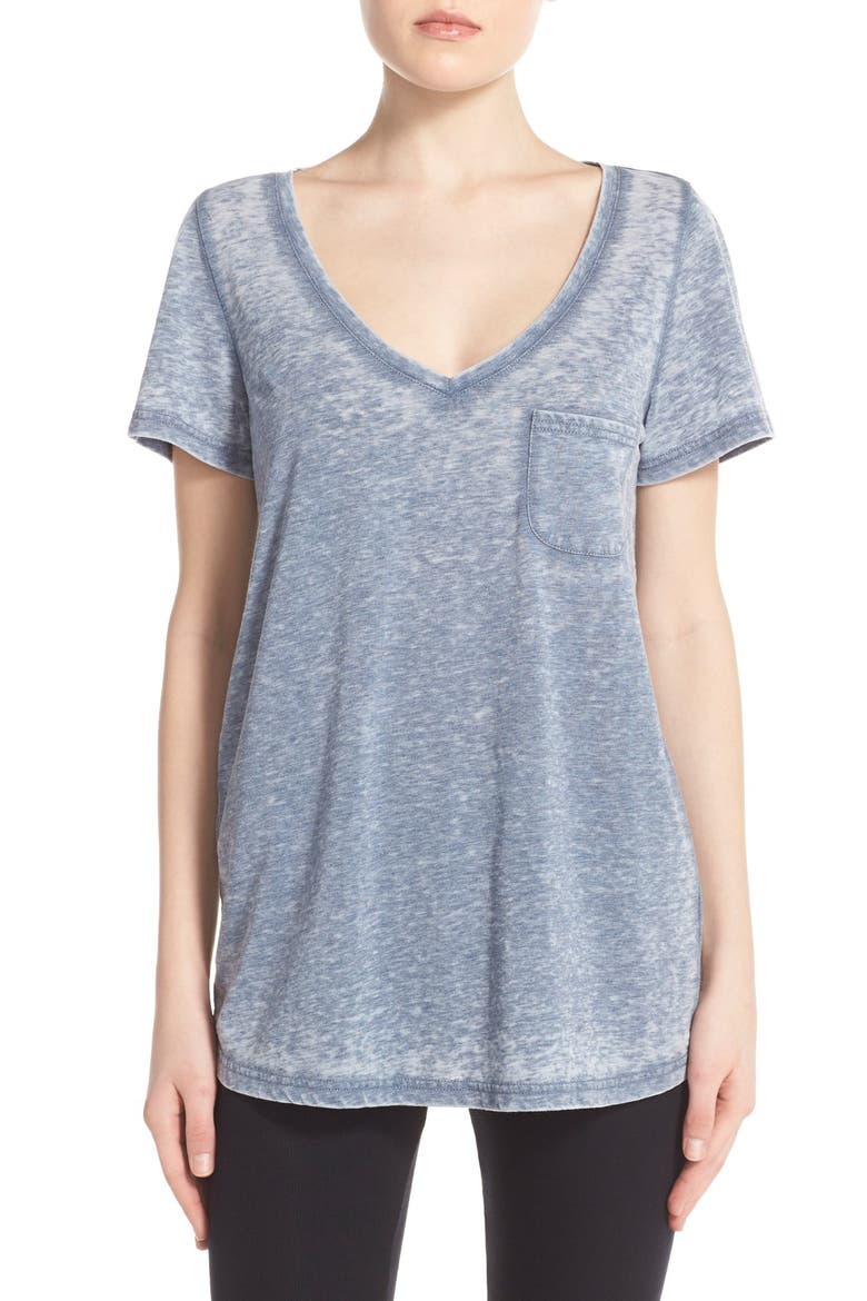 Gotta Have It V-Neck Tee, Main, color, NAVY DENIM