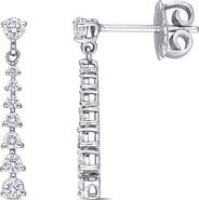 Julianna B. Diamond Graduated Drop Earrings 14k