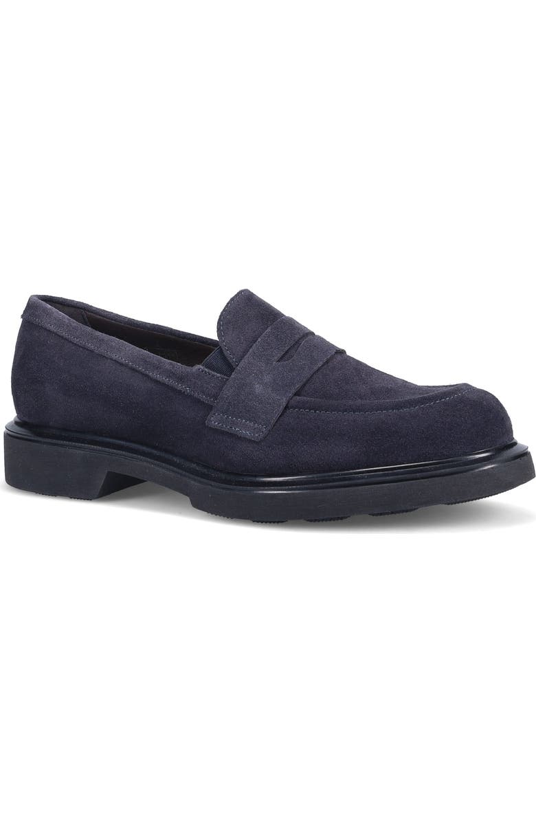 Ron White Amara Penny Loafer, Main, color, French Navy