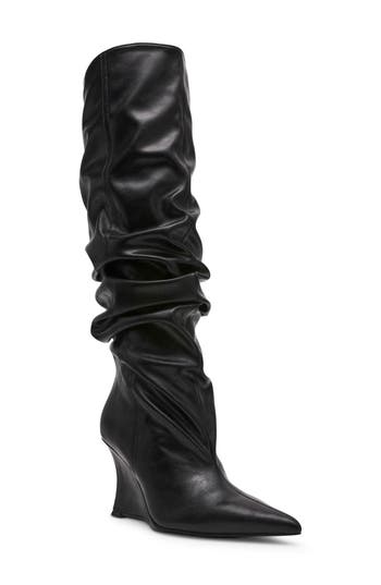 Steve Madden Distortion Knee High Boot in Black at Nordstrom Rack, Size 5.5