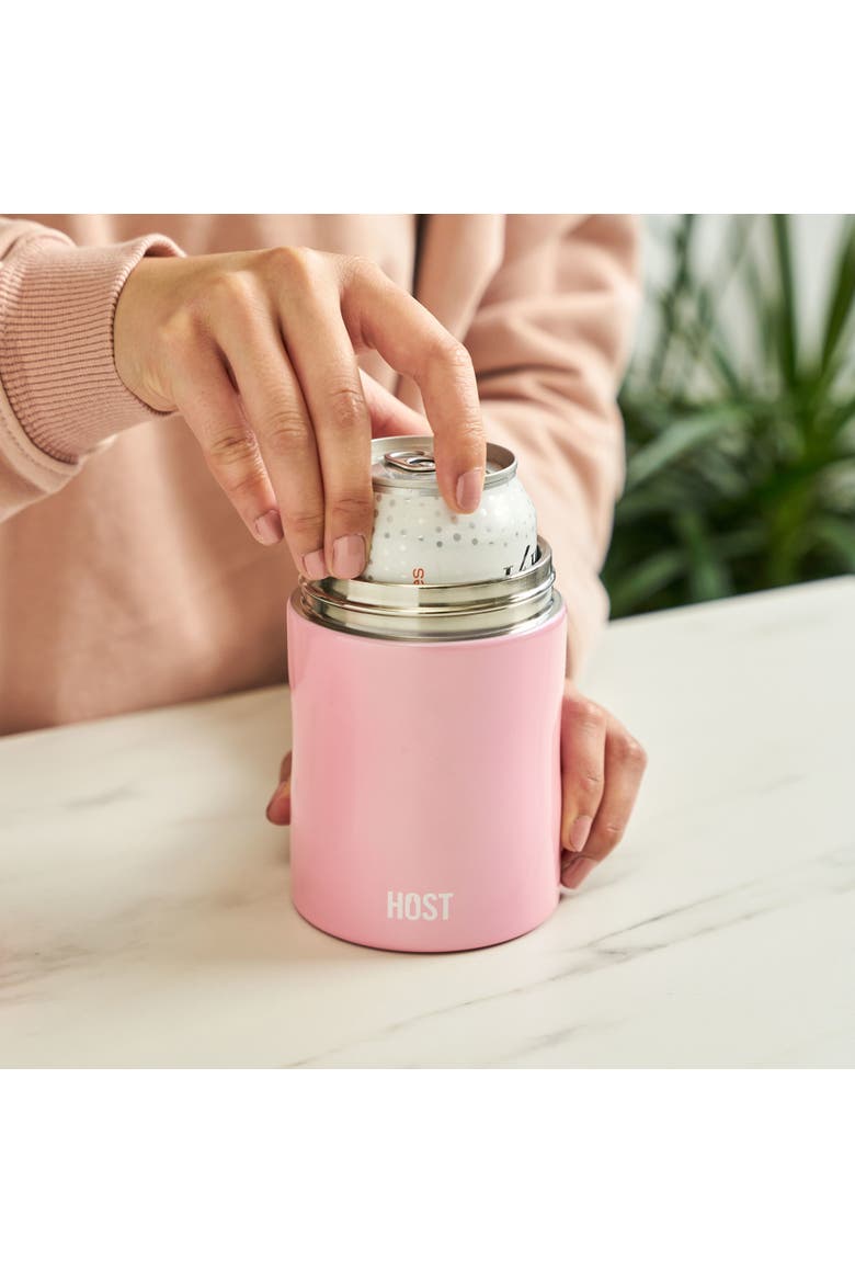 Stay-Chill Standard Can Cooler, Alternate, color, Peony Pink