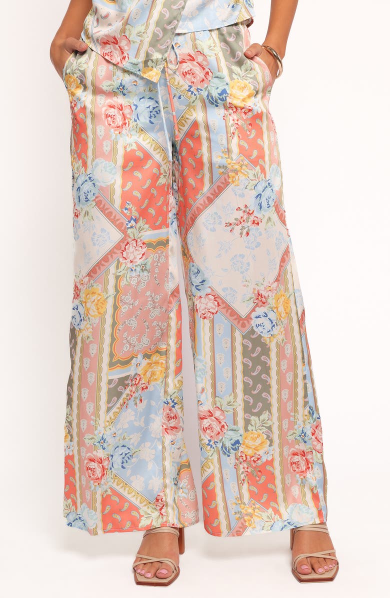 Petal & Pup Charly Wide Leg Pants, Alternate, color, Bel Air Rose