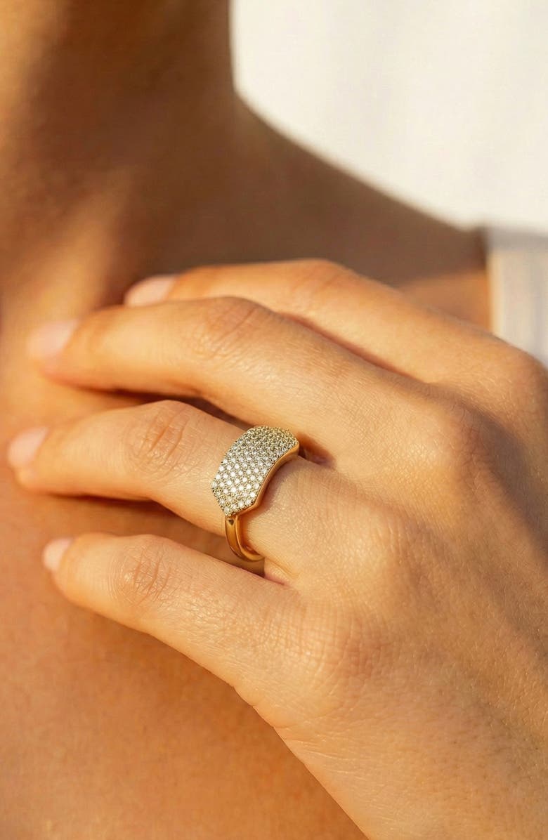 NATIVE GEM Id Ring, Alternate, color, Gold