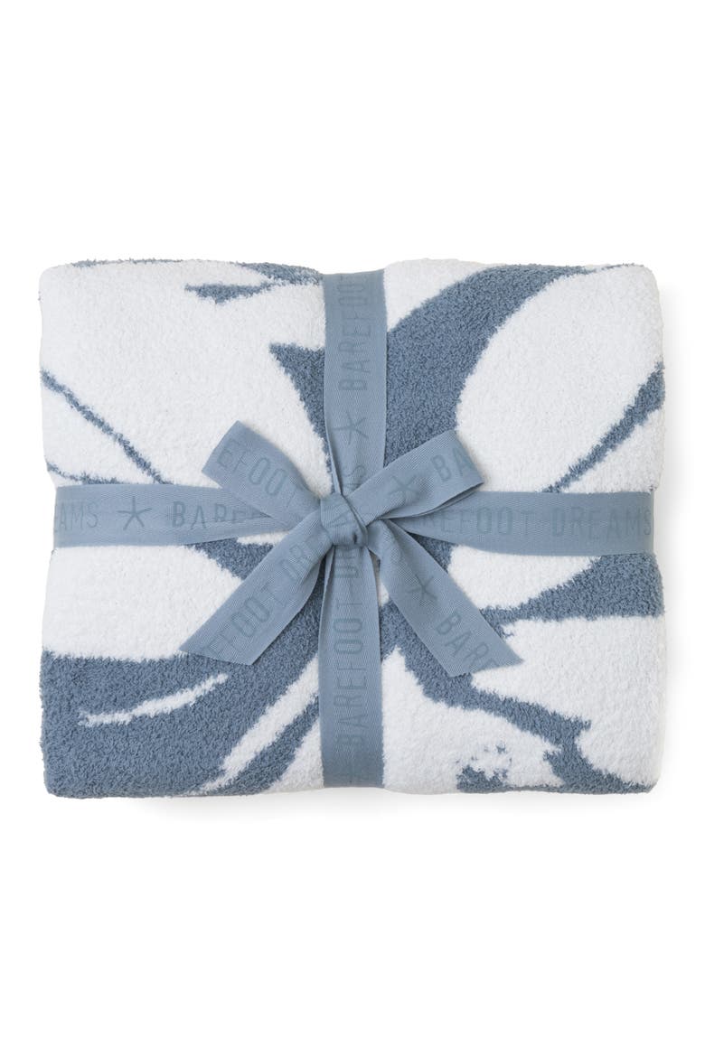 CozyChic™ Petals Throw Blanket, Main, color, DUSK/ CREAM