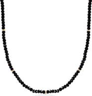 The Lovery Fine Jewelry Black Spinel Bead Necklace