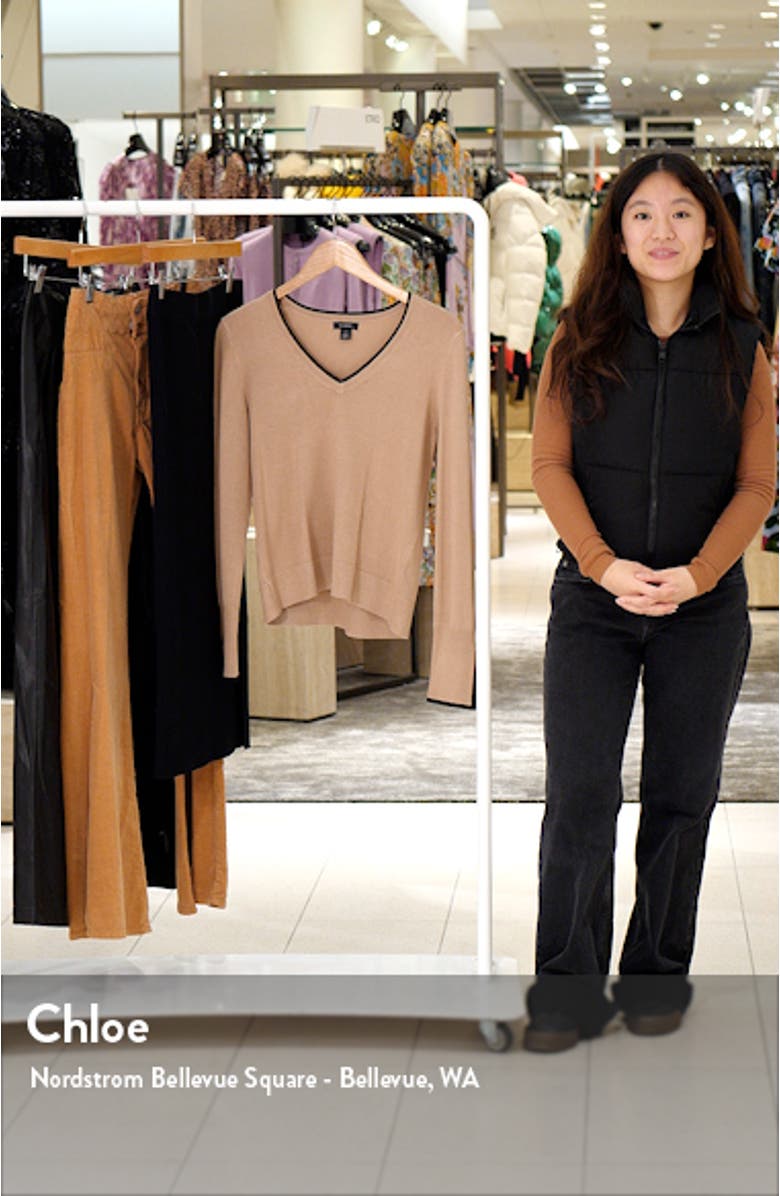 Contrast Trim Sweater, sales video thumbnail