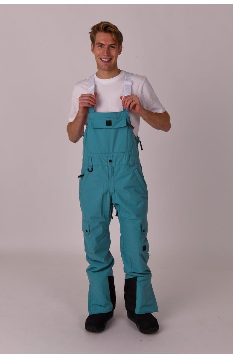 OOSC Yeh Man Bib Pant - Teal, Alternate, color, Teal