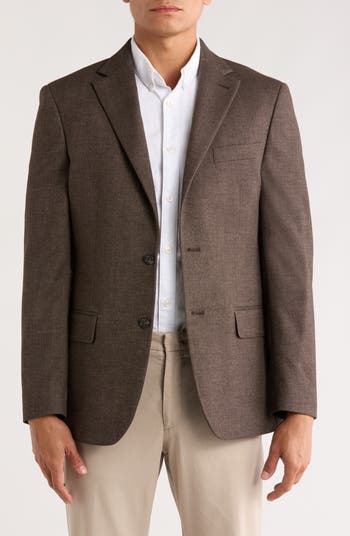 Textured Two-Button Sport Coat