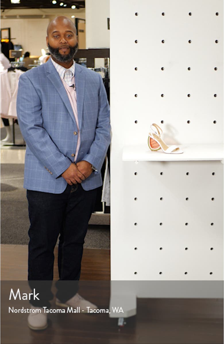 Petra Clear Watermelon Heel Sandal, sales video thumbnail