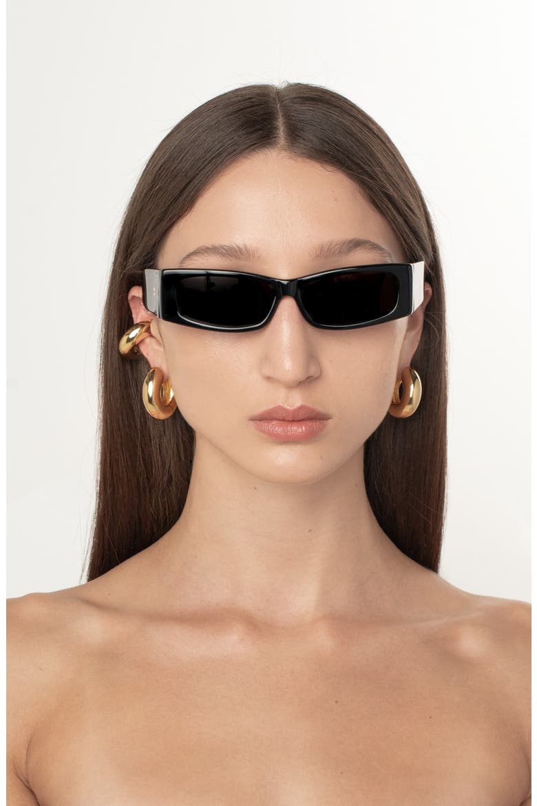 Varsity Ear Cuff, Alternate, color, GOLD PLATED