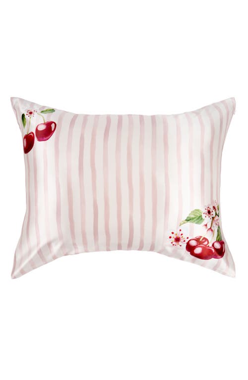 Blissy Mulberry Silk Pillowcase In Pink
