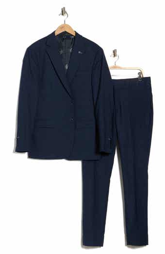 Classic Fit Windowpane Suit