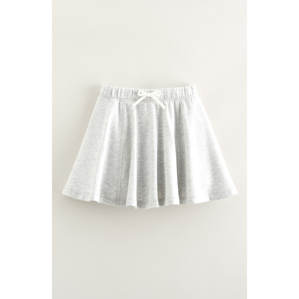 Zella Girl Kids' Step Up Fleece Skort In Gray