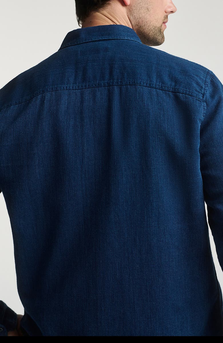 Mavi Jeans Indigo Button-Up Shirt, Alternate, color, Indigo