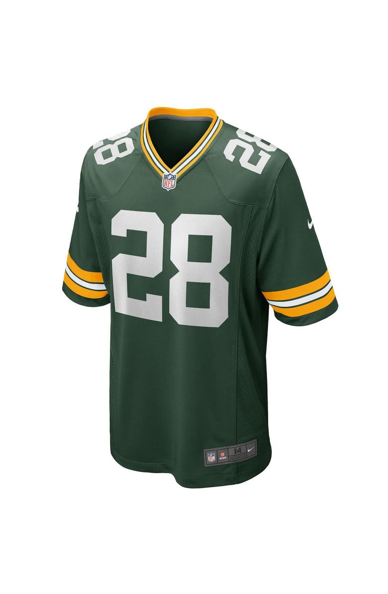 Nike Men's Nike AJ Dillon Green Green Bay Packers Game Player Jersey, Alternate, color,