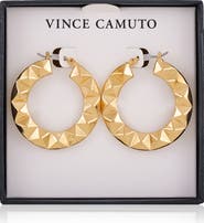 Vince Camuto Studded Hoop Earrings