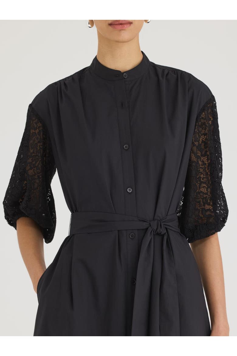 Idun Dress, Alternate, color, BLACK