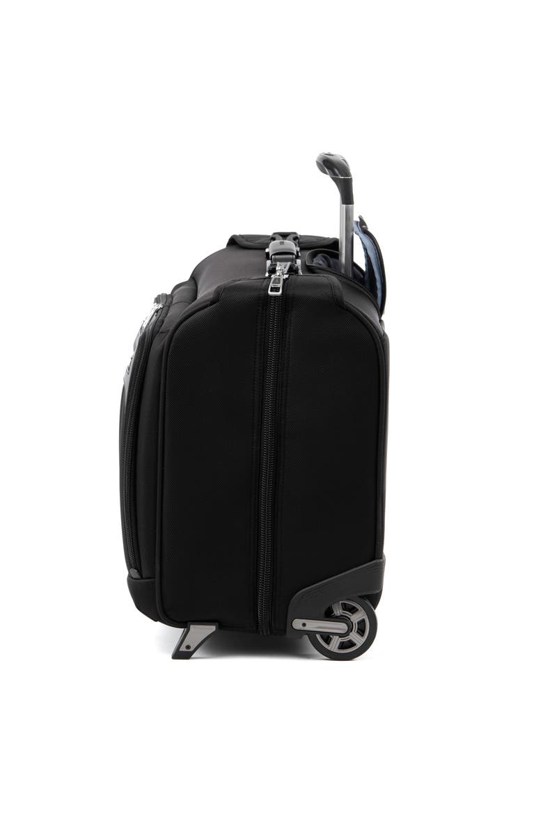 Platinum Elite 22" Carry On Rolling Garment Bag, Alternate, color, Shadow Black