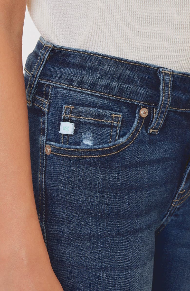 KanCan Aster Mid Rise Kids Flare Jeans, Alternate, color,