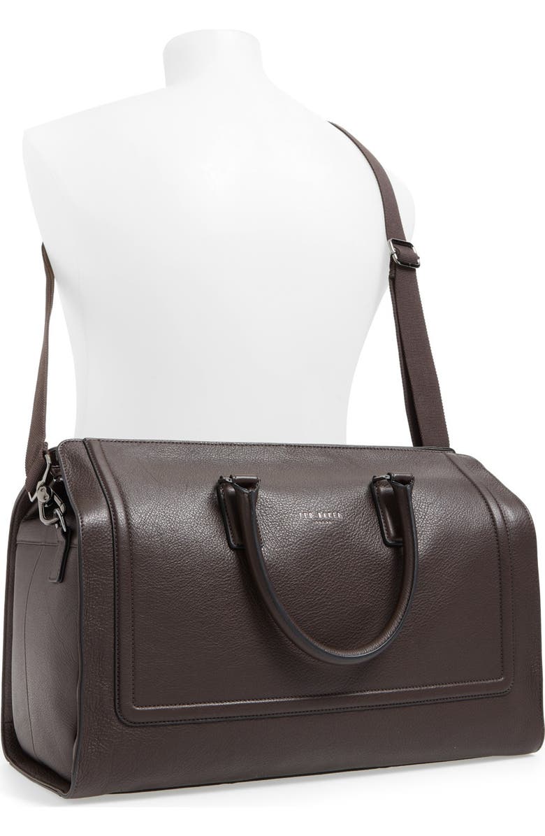 Ted Baker London 'Shalala' Leather Duffel Bag, Alternate, color,