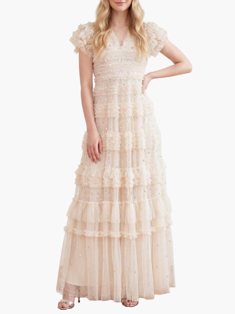 Vivian V-neck Sequin Dress