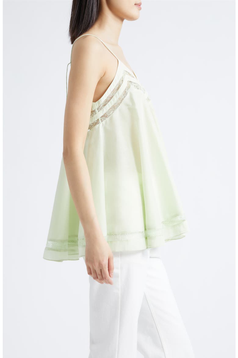 Voile Flounce Top, Alternate, color, SAGE