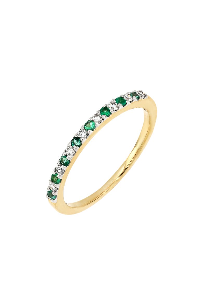 El Mar Gemstone & Diamond Stacking Ring, Main, color, 0.25CTW