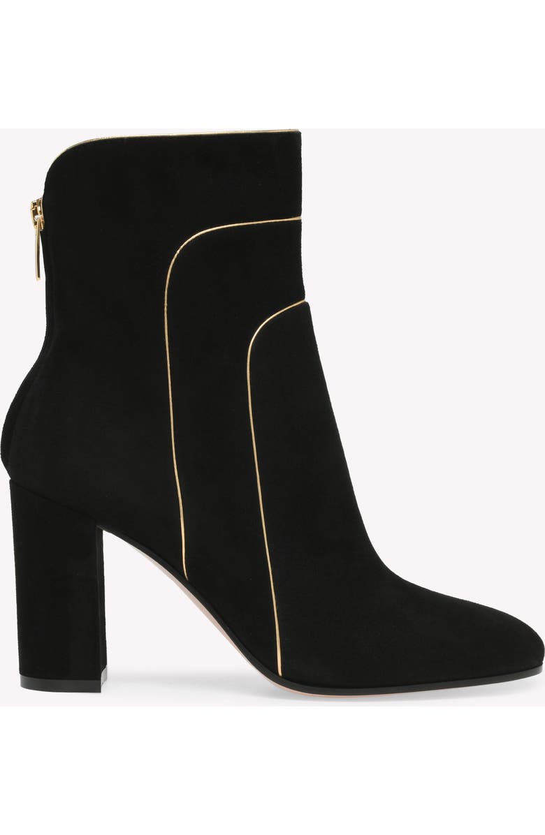 Gianvito Rossi Juliette Booties, Main, color, Black Suede