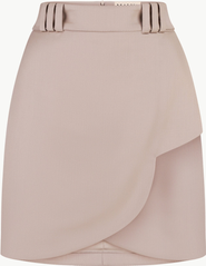 Malva Florea Tailored Wrap Mini Skirt