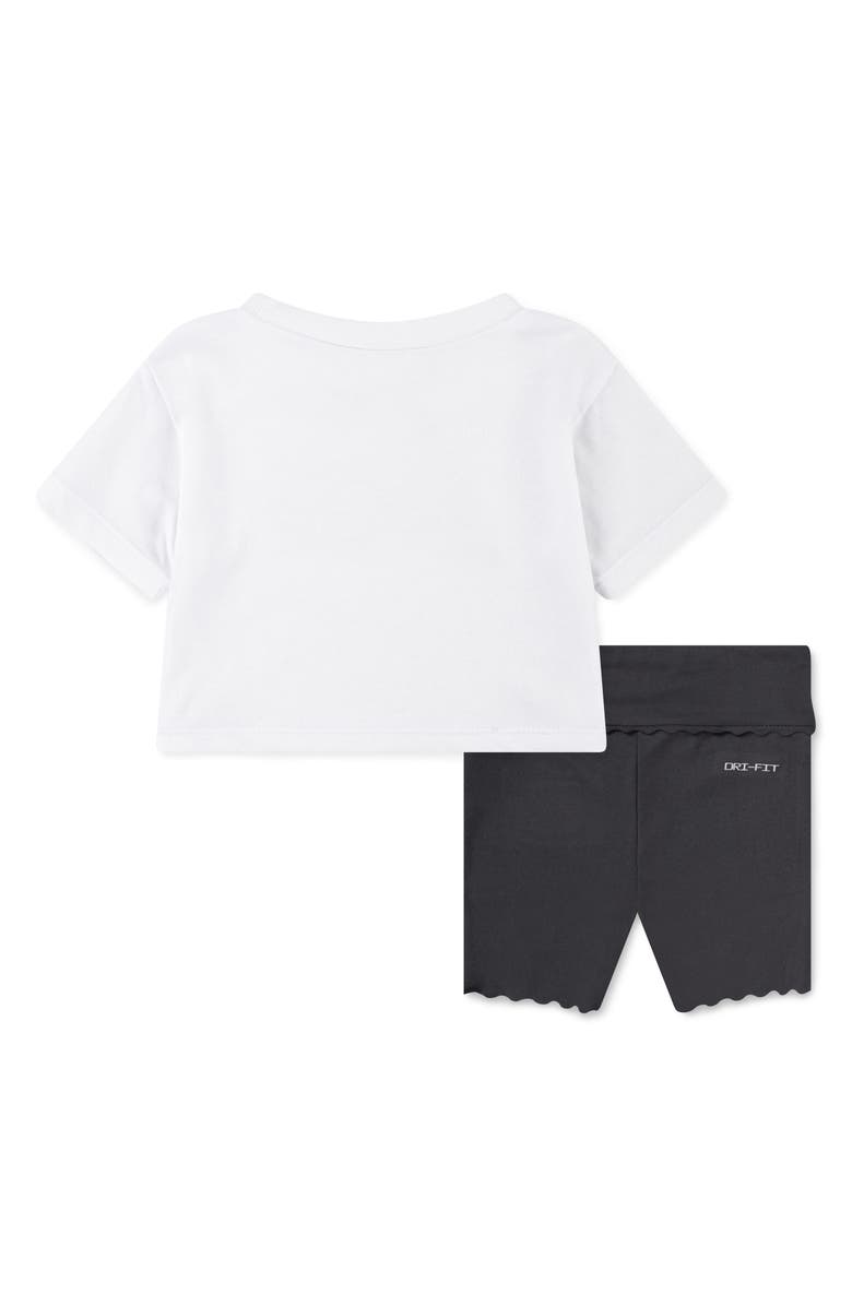 Nike Swoosh Motion Shirt & Bike Shorts Set, Alternate, color, 