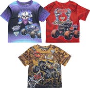 Monster Jam 3-Pack Short Sleeve T-Shirts