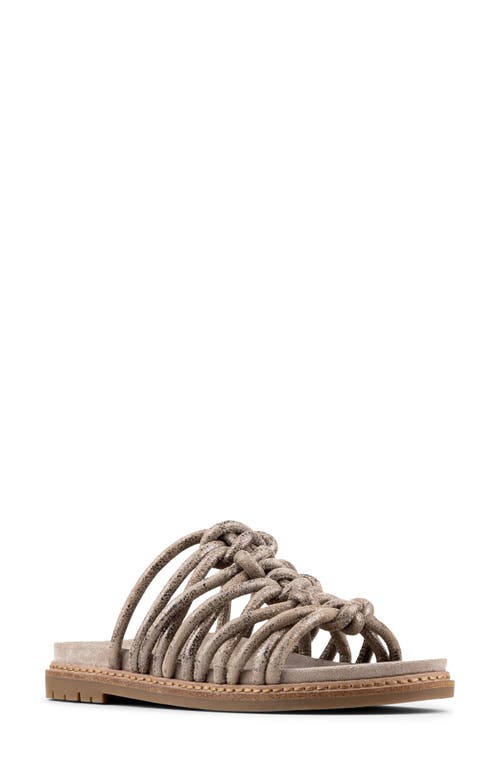 Donald Pliner Loni Slide Sandal in Pewter at Nordstrom, Size 6.5