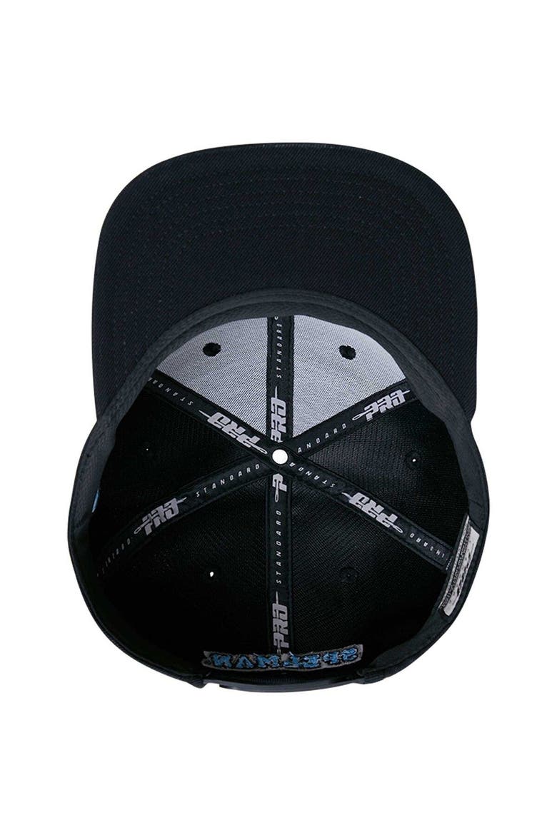 Men's Pro Standard Black Spelman College Jaguars Arch Over Logo Evergreen Snapback Hat, Alternate, color, Black