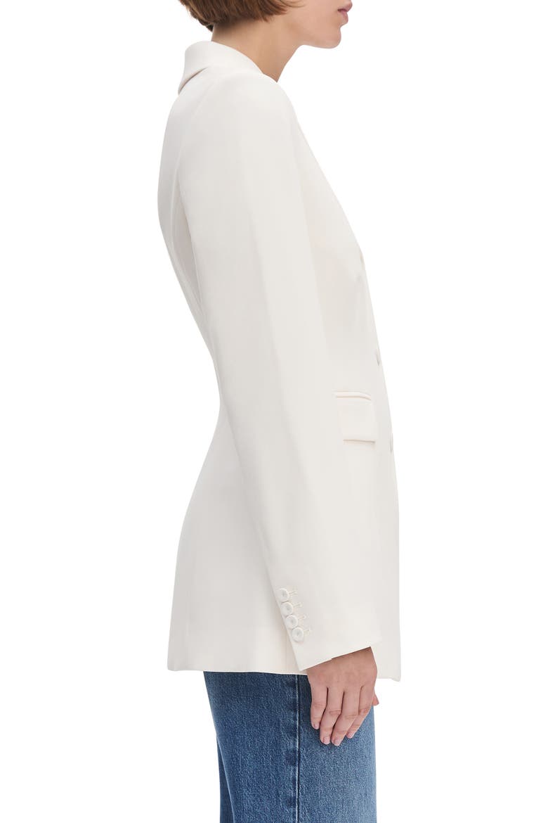 The Elizabeth Longline Blazer, Alternate, color, IVORY