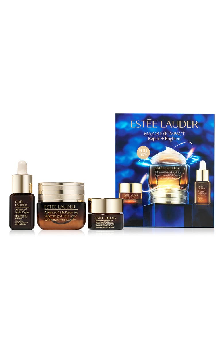 Estée Lauder Major Eye Impact Repair + Brighten Set $111 Value, Main, color, 