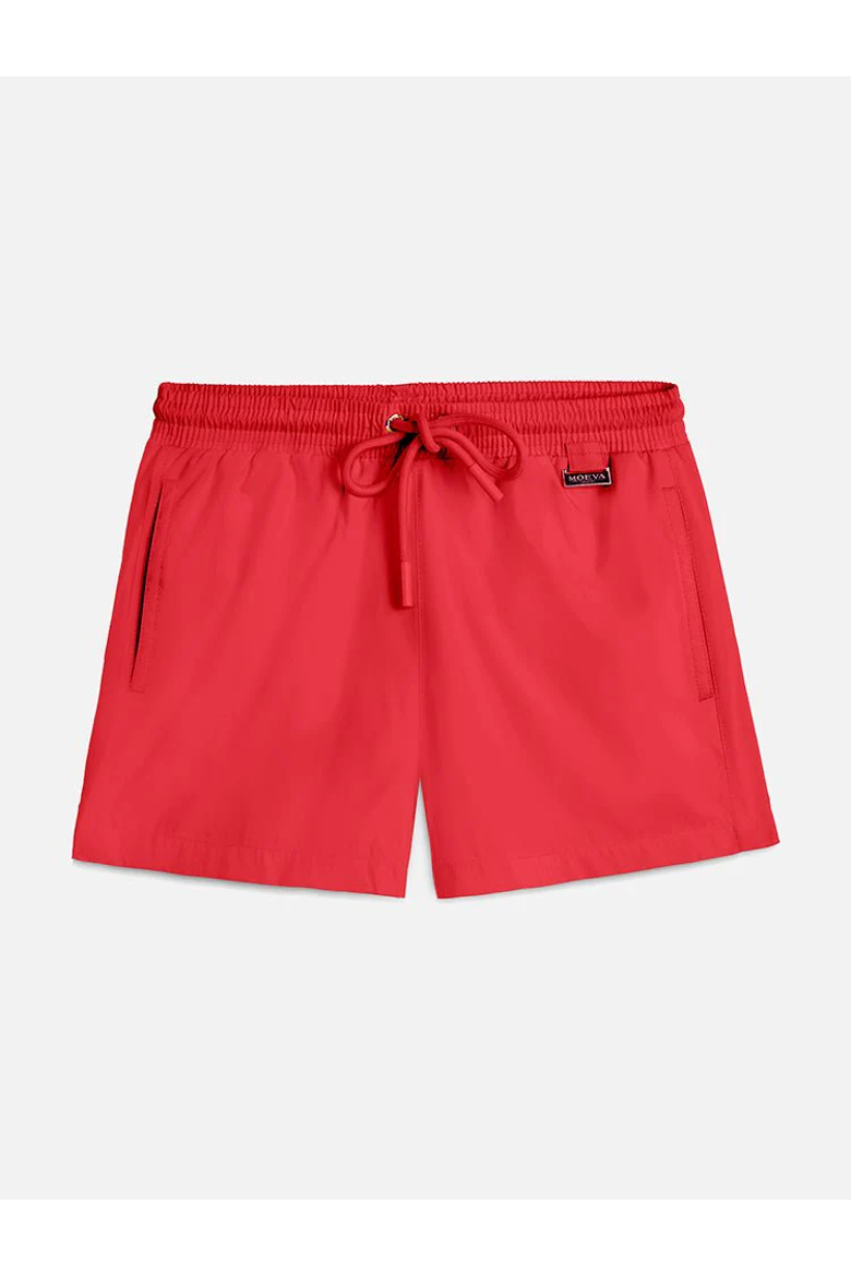 Charlie Kids Swim Shorts, Main, color, Medium Red
