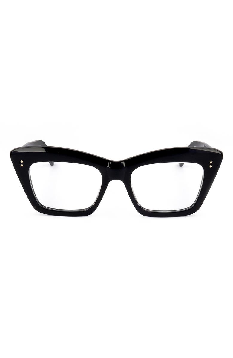 SUPER by RETROSUPERFUTURE<sup>®</sup> 54mm Cat Eye Optical Glasses, Main, color, Black
