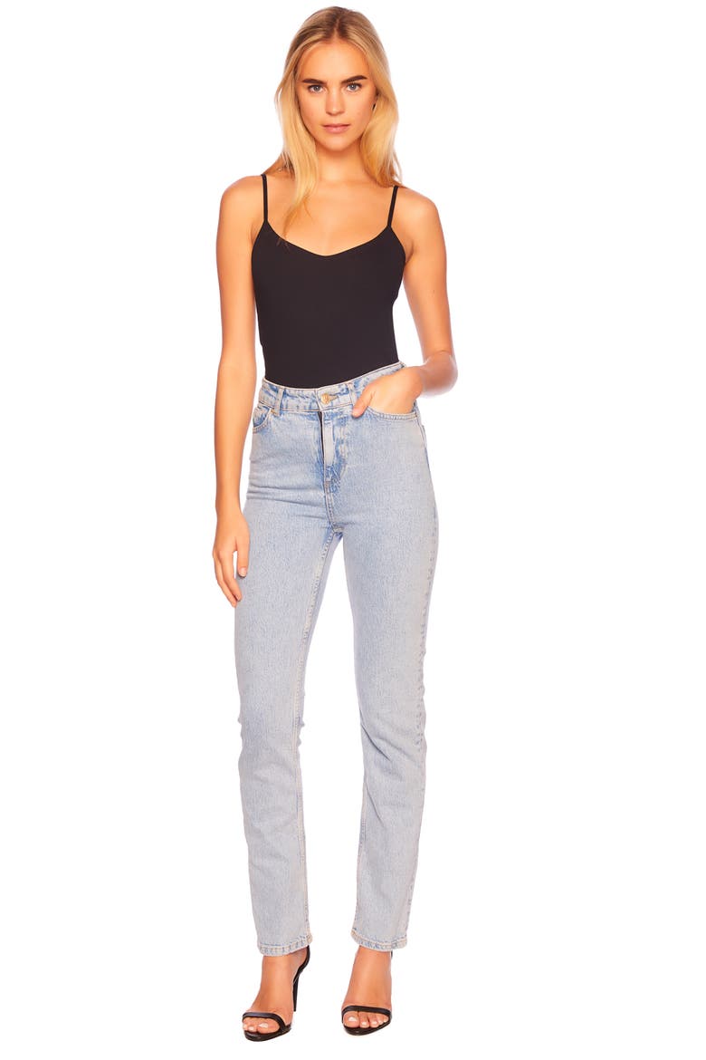 Essential V-Neck Camisole, Alternate, color, BLACK