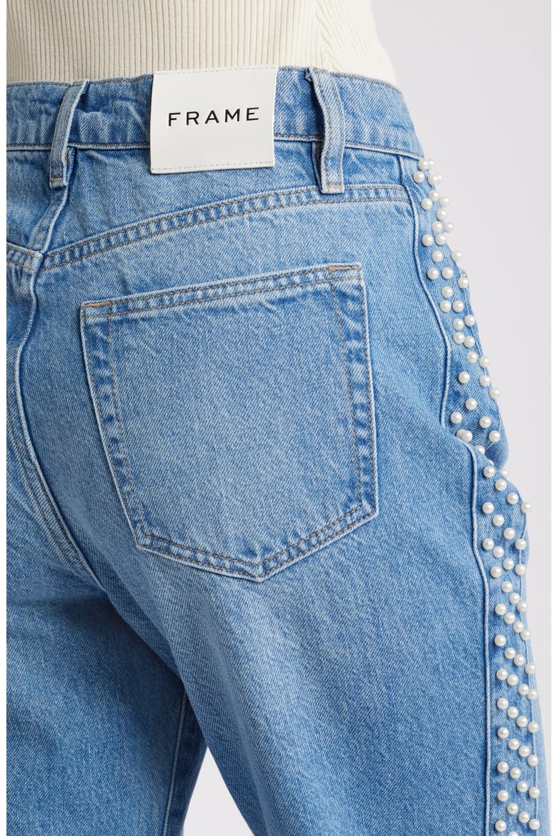 Atelier Le Jane High Waist Ankle Straight Leg Jeans, Alternate, color, DAYLIGHT PEARL