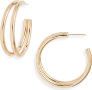 Jennifer Zeuner Calista Double Hoop Earrings