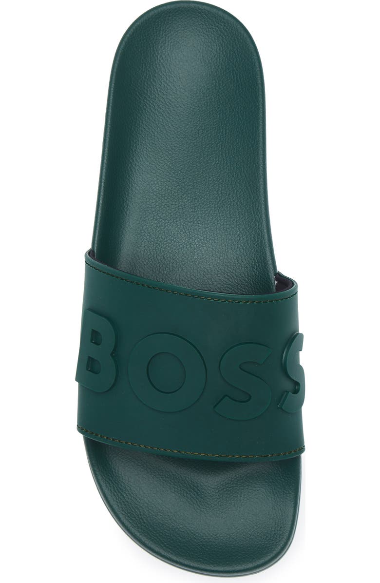 BOSS Kirk Slide Sandal, Alternate, color, Open Green