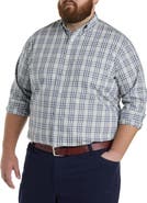 Oak Hill by DXL Big & Tall Medium Plaid Sport Shirt