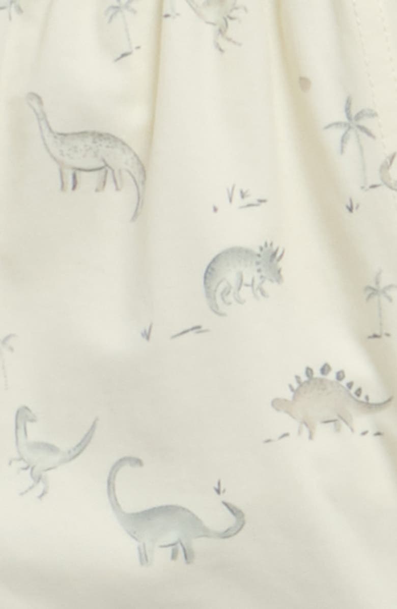 QUINCY MAE Kids' Dinosaur Swim Shorts, Alternate, color, Ivory