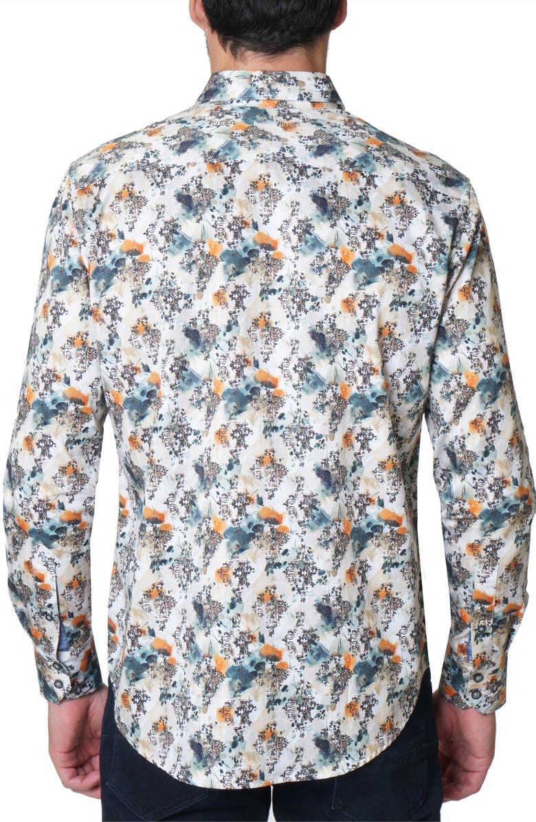 Robert Graham Arnold Long Sleeve Woven Button-Up Shirt, Alternate, color, Multi