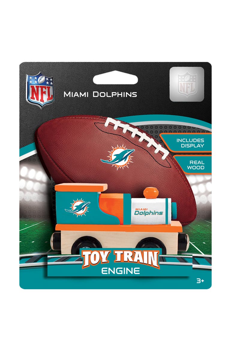 Miami Dolphins Toy Train Engine, Alternate, color, Multicolor