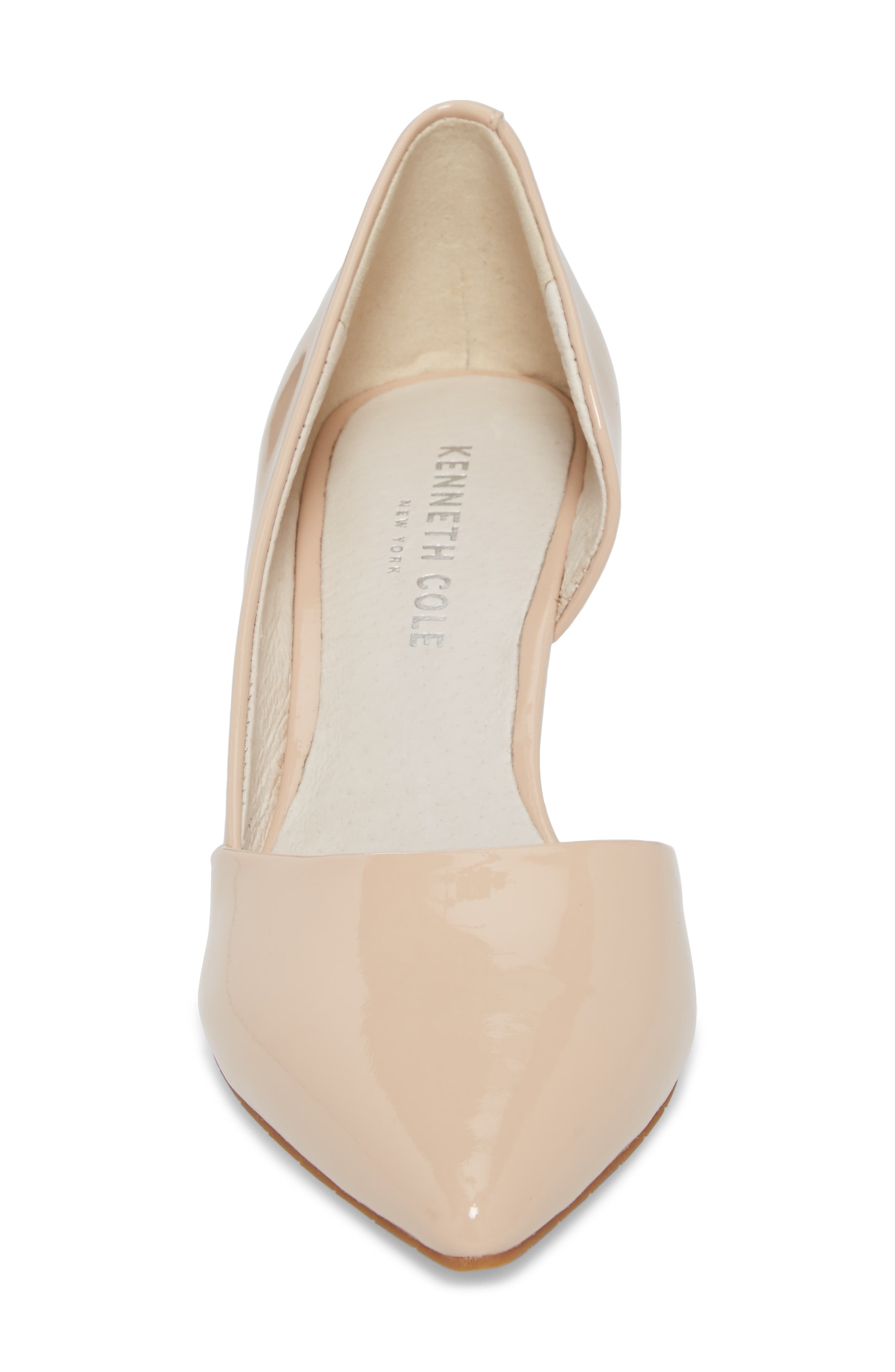 Kenneth Cole New York 'Ellis' Half d'Orsay Wedge Pump, Alternate, color, Nude